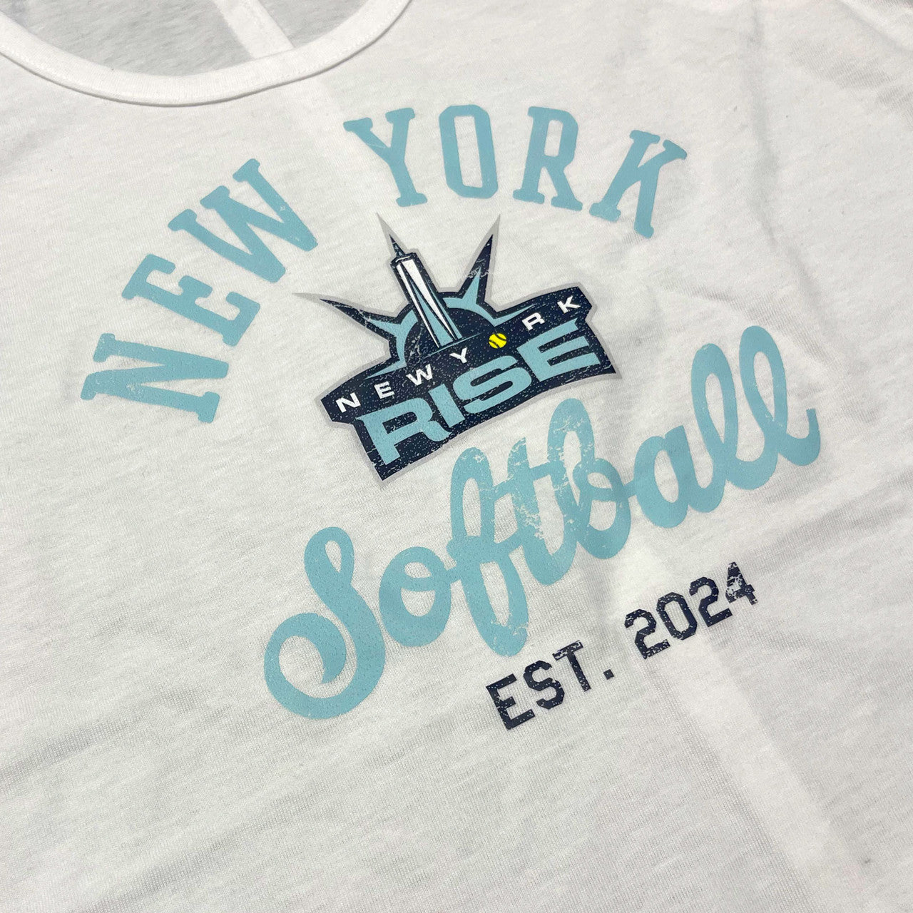 The New York Rise Ladies Tank - White